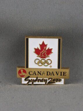 Team Canada Olympic Pin - Canada Vie Sponor Sydney 2000 - Stamped Pin